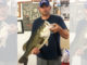 Justin Glover, of Zwolle, shows off the 10-pound largemouth bass he landed Monday, May 13, in the San Miguel area of Toledo Bend.