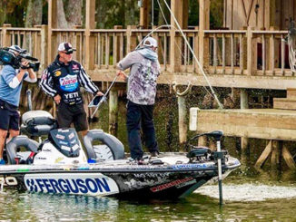 An angler lands a keeper in the MLF World Championship on Lake St. John, held earlier this year to be broadcast on TV beginning this weekend.
