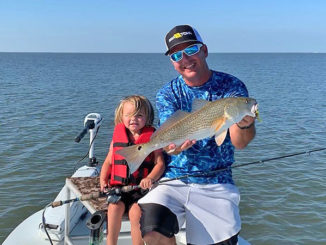 Chas Champagne and daughter Charleigh caught plenty of nice redfish in Lake Pontchartrain on June 10.
