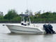 Boats like this one near Pilottown have been running aground on newly formed sandbars that were created when the Mississippi River reached near record-breaking highs earlier this spring and summer. As the river drops, anglers are urged to use caution because of sediment and obstacles deposited during the high-water conditions. (Photo by Sea Tow Westbank)