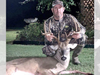 Andy Harrison and his 148-inch Union Parish buck. (Photo courtesy of Andy Harrison)