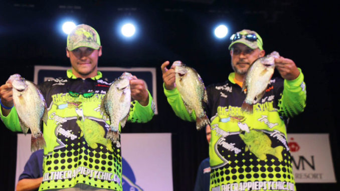 Andre Smith and Tim Hebert placed 7th in the Mr. Crappie Classic in Arkansas on Oct. 4.