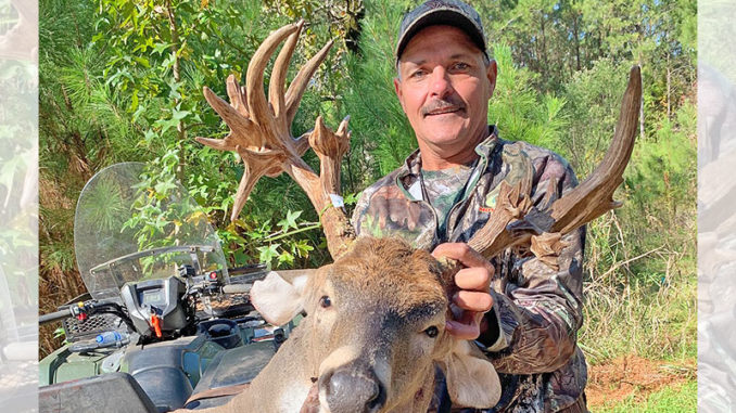 Scottie Coutee and his huge 273-pound, 30-point Natchitoches Parish buck.
