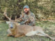 Rick Guillot of Elm Grove with the 12-point, 155-inch buck he killed near Loggy Bayou in Red River Parish.
