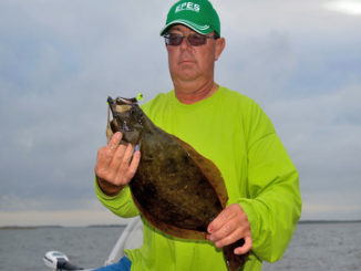 Besides speckled trout and redfish, southern flounder are a very popular species for Louisiana saltwater anglers such as Craig Vidrine. Recently however, there are dramatic declines in southern flounder in Louisiana coastal waters. (Photo by Chris Berzas)