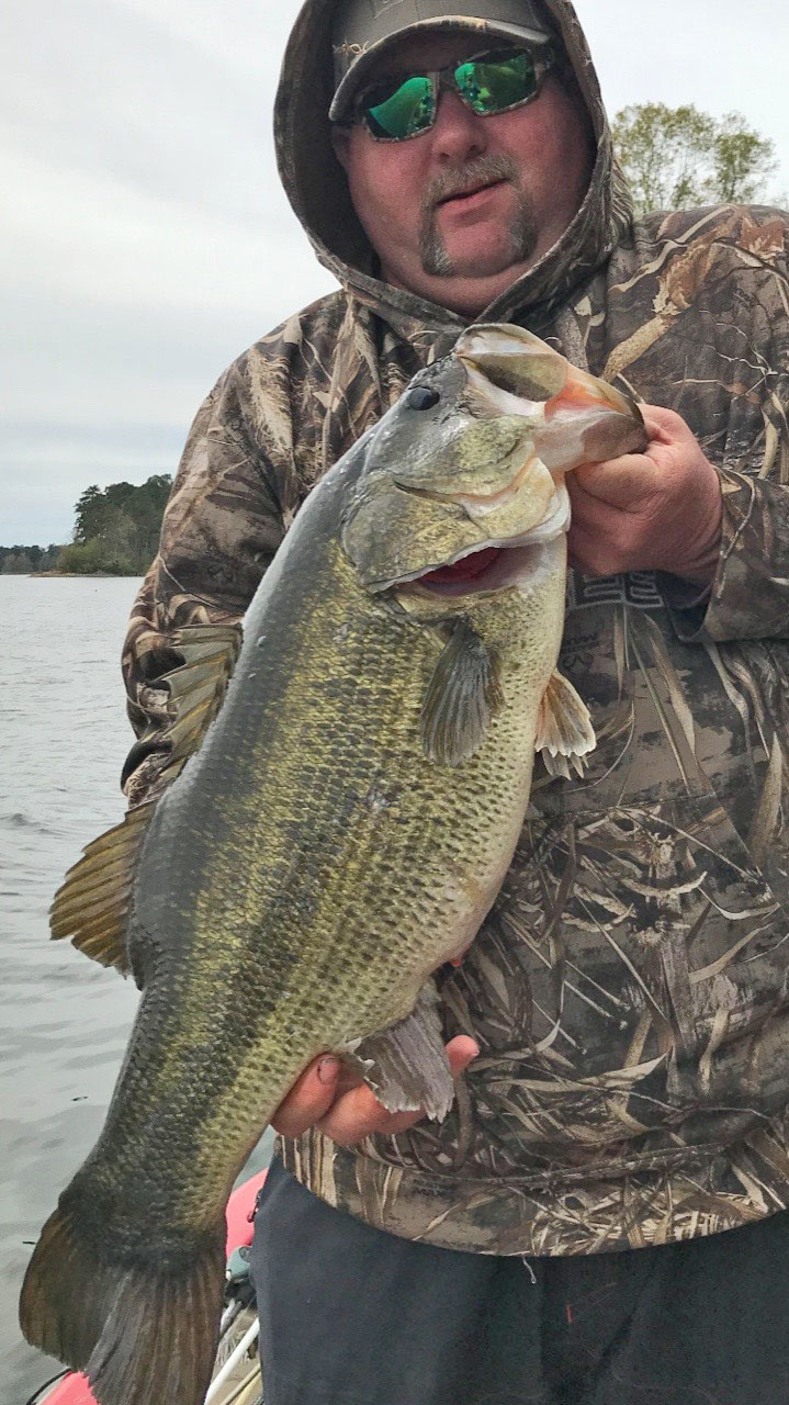 Jason Fails with his 11.97-pound Indian Creek lunker.