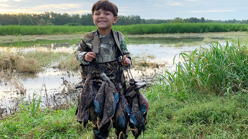 Five Year Old Shoots First Teal