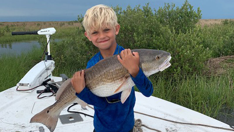 Seven year old's first bull red