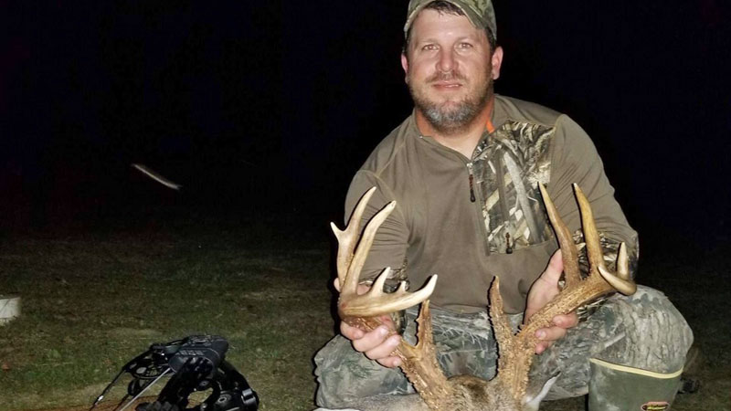 Walt Bordelon took this 225-pound, 16-point buck on October 19 behind his home in Moreauville in Avoyelles Parish.