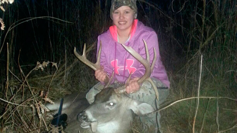 Madison's first buck