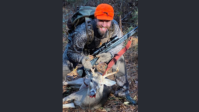 Patrick Patton takes his first buck in Lincoln Parish