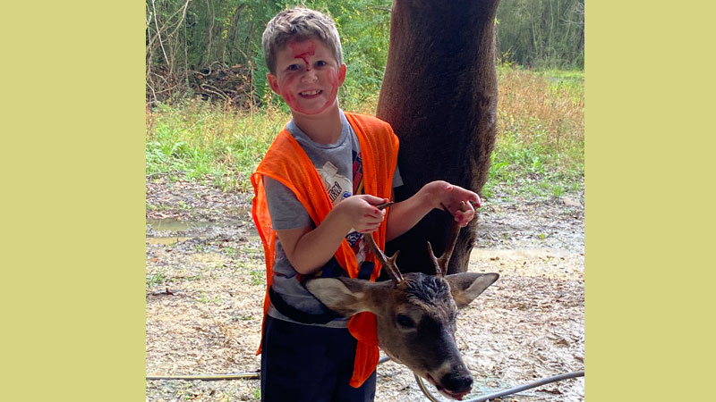 Youth hunter Preston takes his first deer