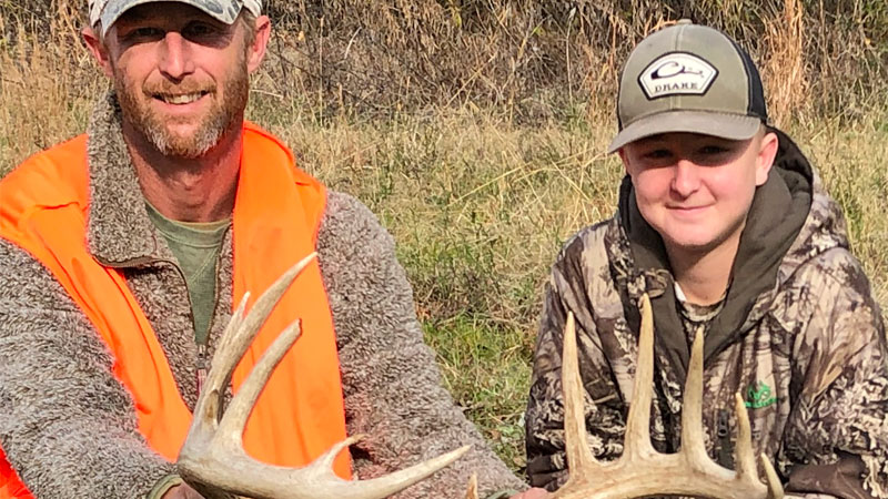 Lee Greer was hunting with his son Braxton in Richland Parish when he killed a 225-pound, 13-point buck on Dec. 11.