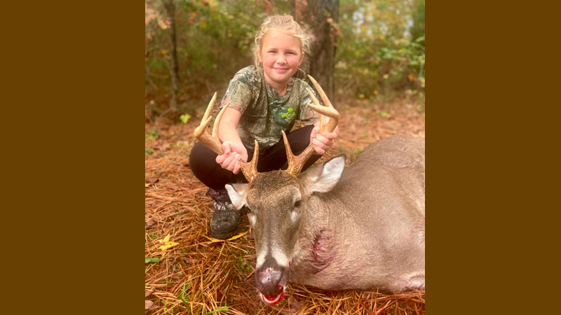 Mia's dream becomes reality with Natchitoches Parish 8-pointer