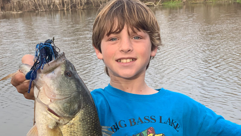 Matthew's 4-pound pond bass
