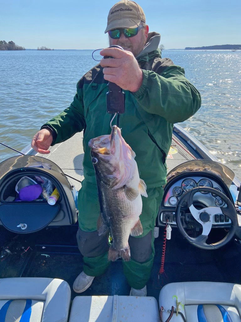 Dane Berzas of Ville Platte caught this 10.11-pound bass on March 6.