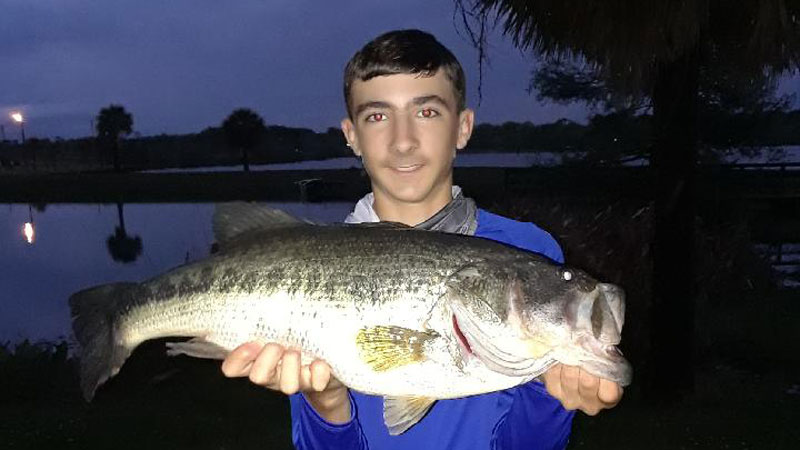 A big bass for Collin