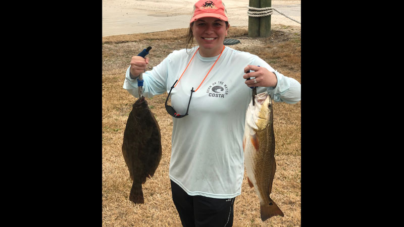 Ericka gets two personal best fish