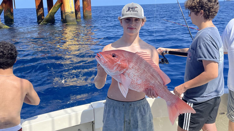 Parker's opening weekend red snapper