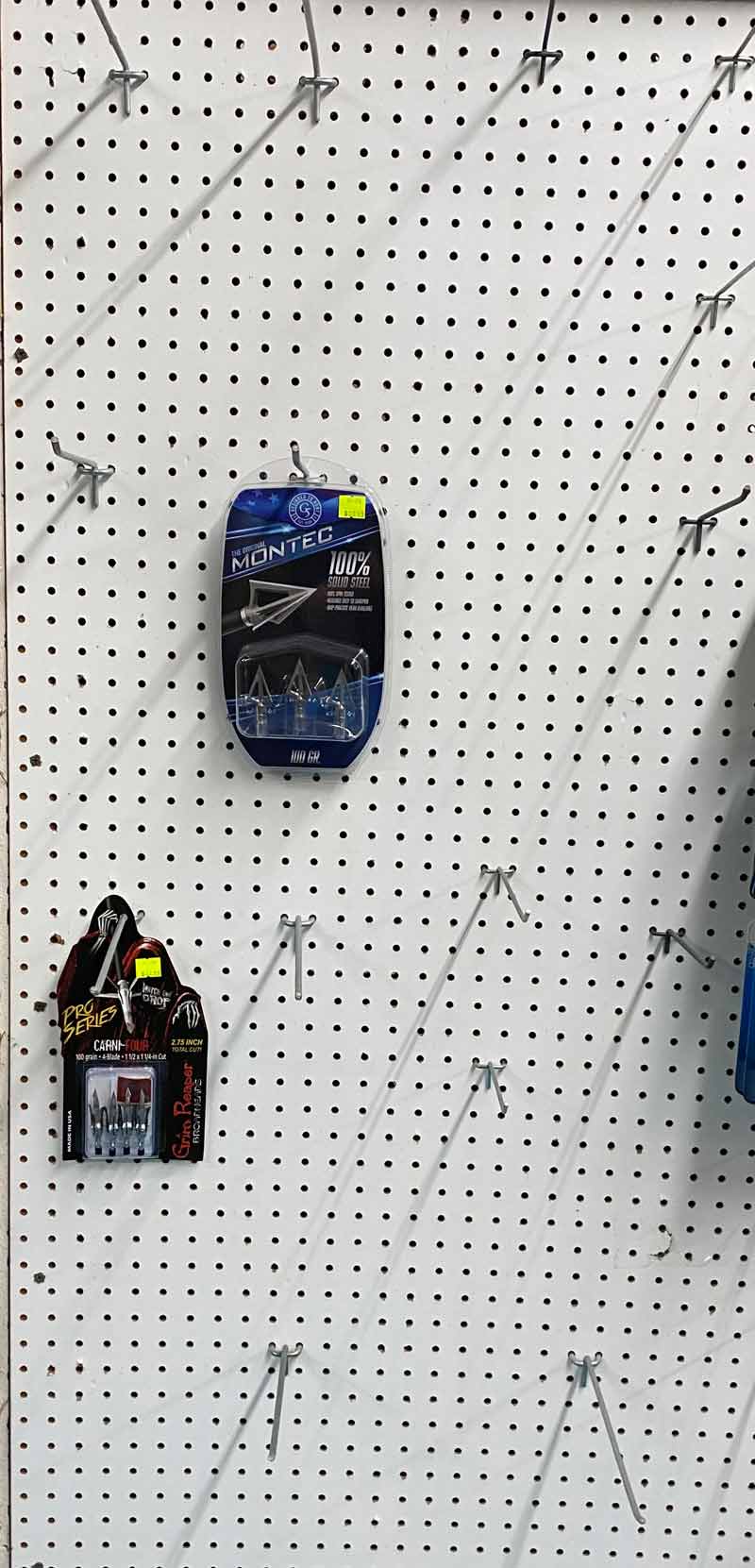 Manufacturing slowdowns dating to the spring of 2020 have left shelves empty of many archery accessories. (Photo by Sammy Romano)