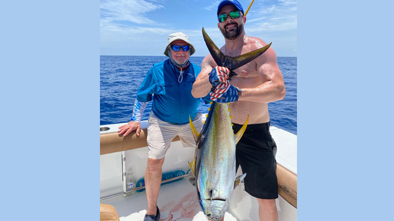 Ben's big yellowfin tuna