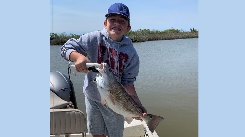 Mathiew's first redfish