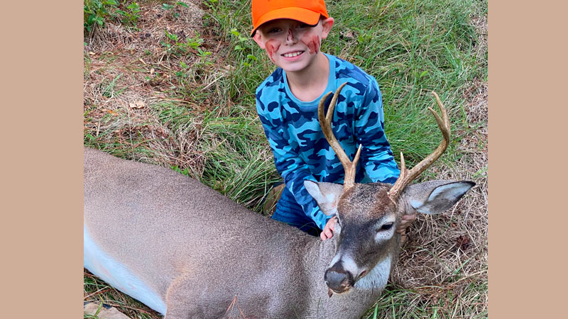 Ryder's first whitetail