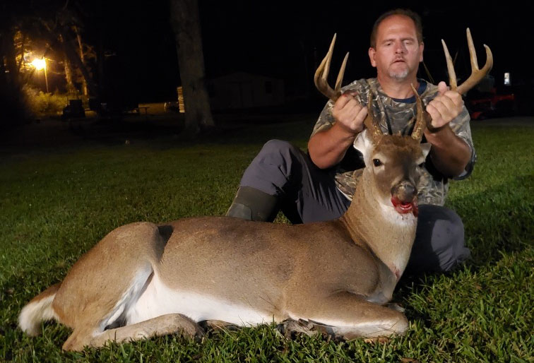 Doug Jones went on to harvest this smaller buck nicknamed 'Kicker' on Nov. 4, 2021.