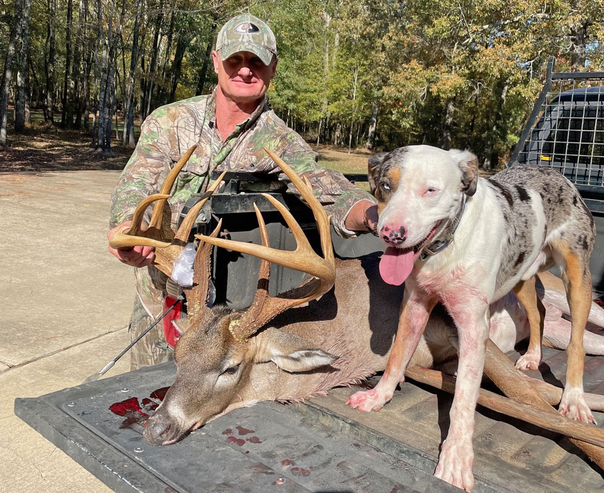 Terry Thorn, Hank and the monster 10-point Olla deer.