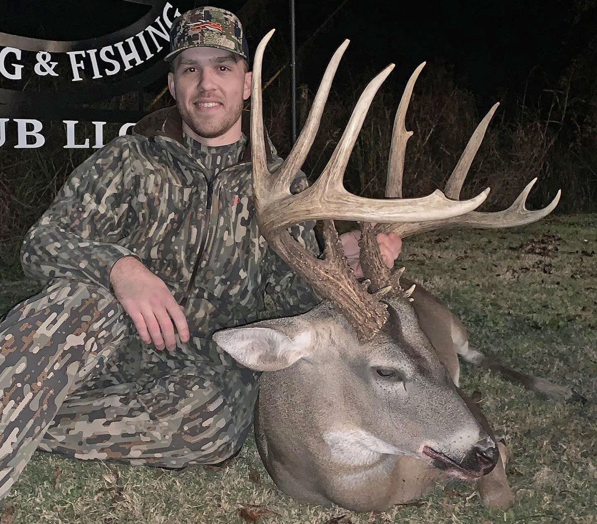 Lane Cox was hunting at the Winter Quarters club in Tensas Parish when he killed this trophy buck on Nov. 23.