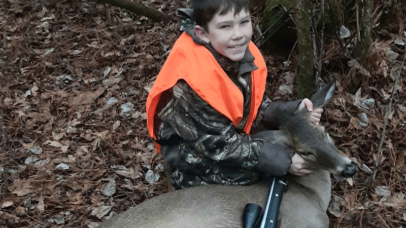 Brody LeBlanc's first deer
