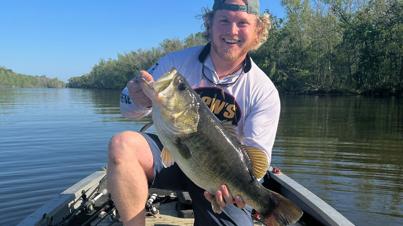 Dustin Reiners gets personal best bass