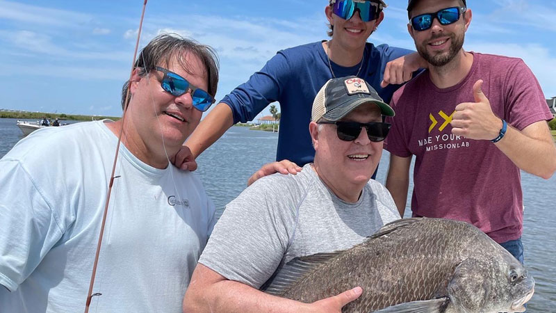 A 30-pound drum caught at Lake Pontchartrain on April 29 while on a family charter trip with Capt. Kenny Kreeger of Lake Pontchartrain Charters in Slidell.