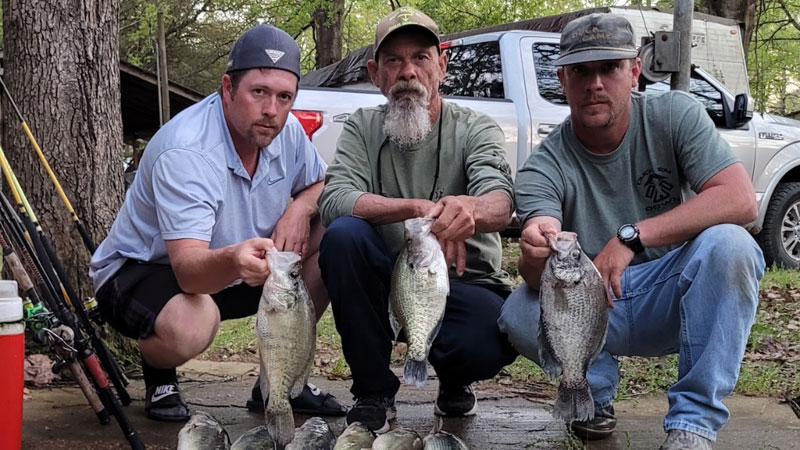 We took our annual spring vacation to the camp and found some slabs. We caught over 70 and had multiple over 2 pounds.