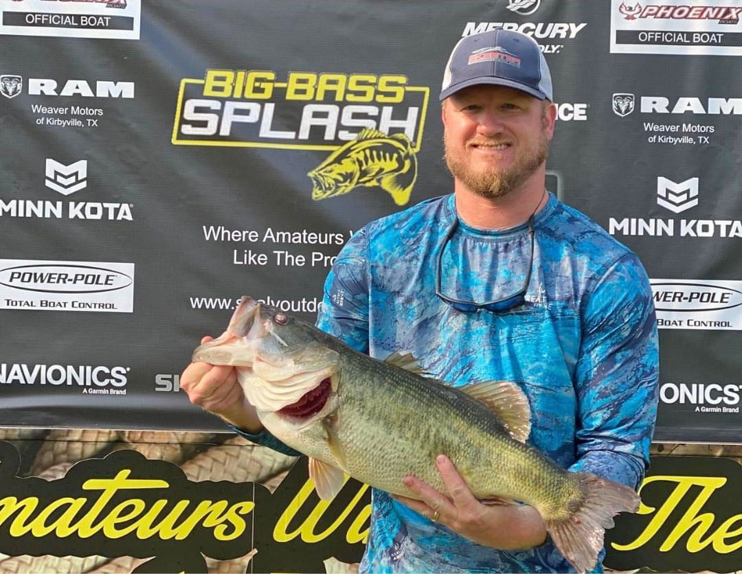 Jackson Cooper of Dry Prong landed the biggest bass of his life, a 10.41-pound lunker, on May 20 at Toledo Bend Reservoir. He also ended up winning the Big Bass Splash.
