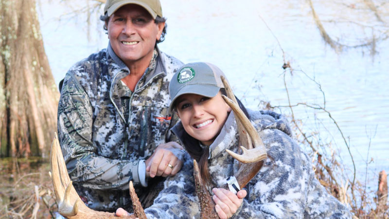 Father and daughter Hank and Alden (McGee) Kizer are best friends and hunting buddies.