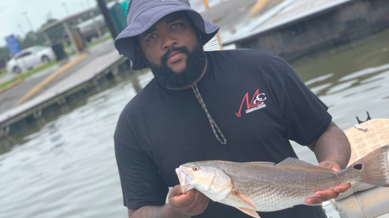Kerry Malveaux caught these beautiful redfish in the Rockefeller Wildlife Refuge.