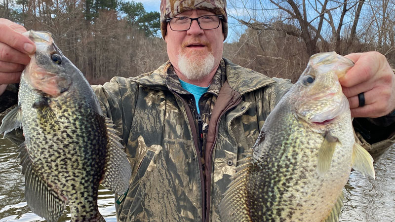 Steve Lemmons had great crappie fishing trip on Toledo Bend last fall.