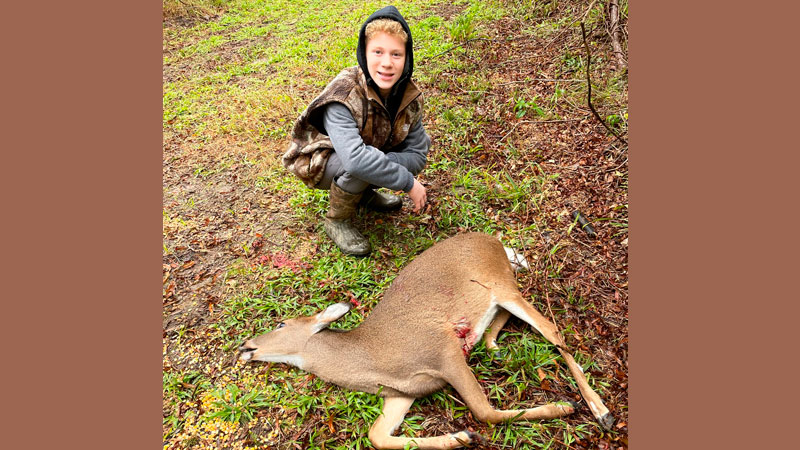 Bryce Walker's first deer