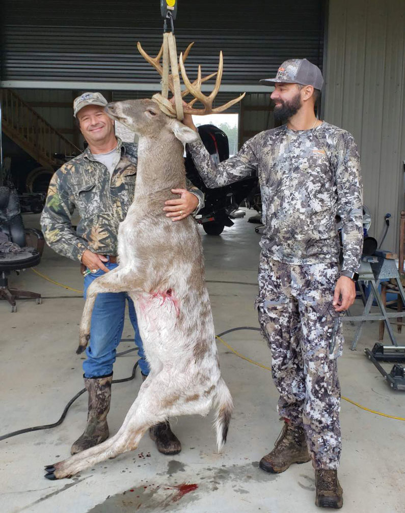 Lyons was very happy to share this memorable hunting experience with his dad.