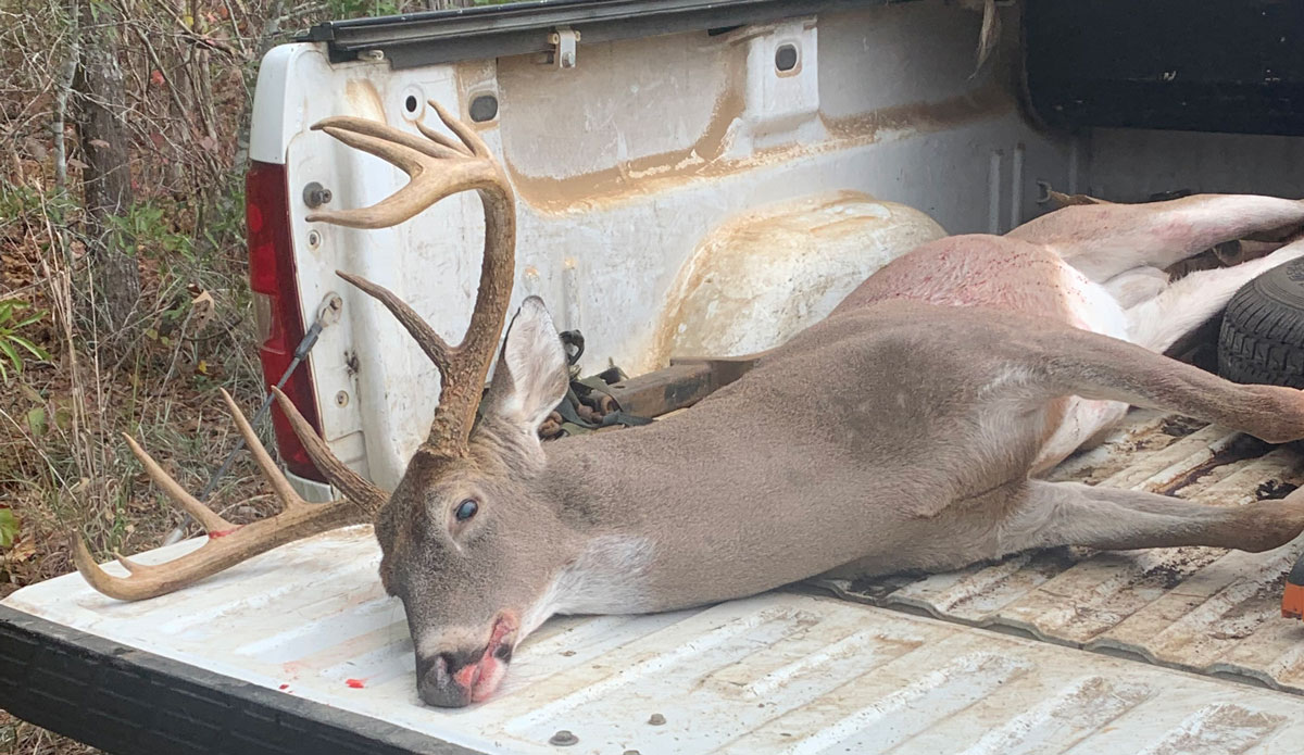 Leigh McClendon was hunting on family land in Grant Parish when he killed this great buck on Nov. 14.