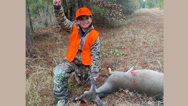 Braxton Fortie gets his first deer