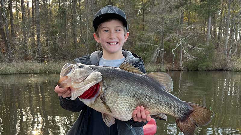 Paxton Smith gets his personal best bass