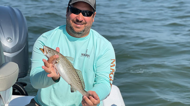 Michael Kuhn with a birthday speck