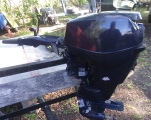 Three (3) Evinrude Etec 25 hp outboards.