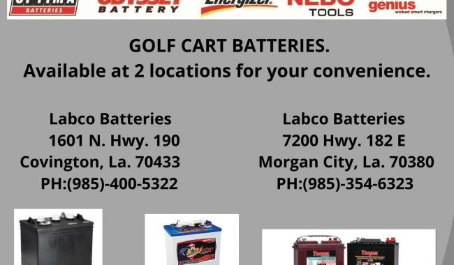 RV AND MOTORHOME BATTERIES FOR SALE