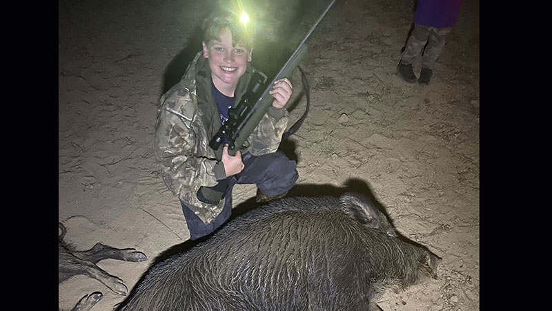 Cohen Bercier's giant hog