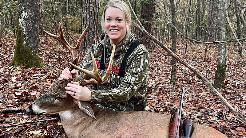 Farrar Modisette gets her biggest Louisiana buck to date