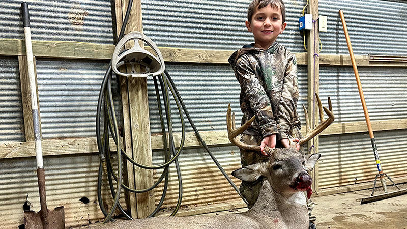 Brady Matherne's first deer
