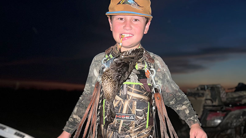 Wyatt Jeansonne enjoys Acadia Parish hunt